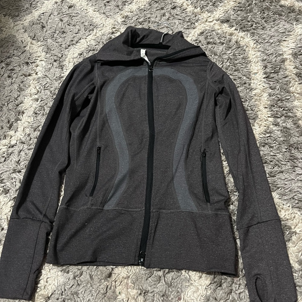 Grey/Black Lulu Lemon Slim Fit Define Jacket - Picture 1 of 5